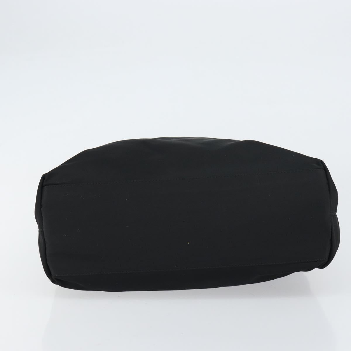 PRADA Hand Bag Nylon Black Auth 156858