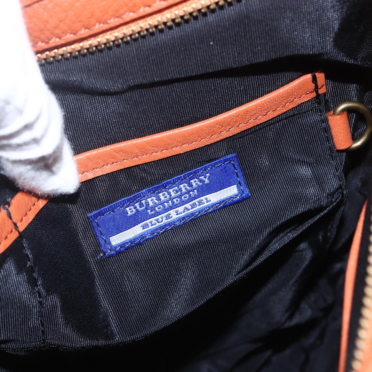 BURBERRY Blue Label Shoulder Bag Canvas Beige Auth 156877