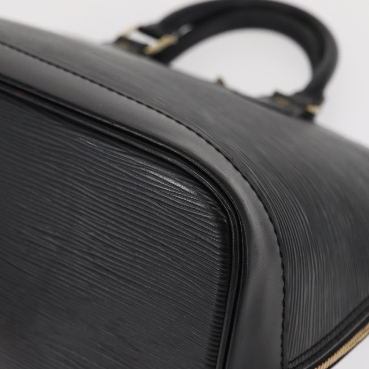 LOUIS VUITTON Epi Alma Hand Bag Black M52142 LV Auth 156896