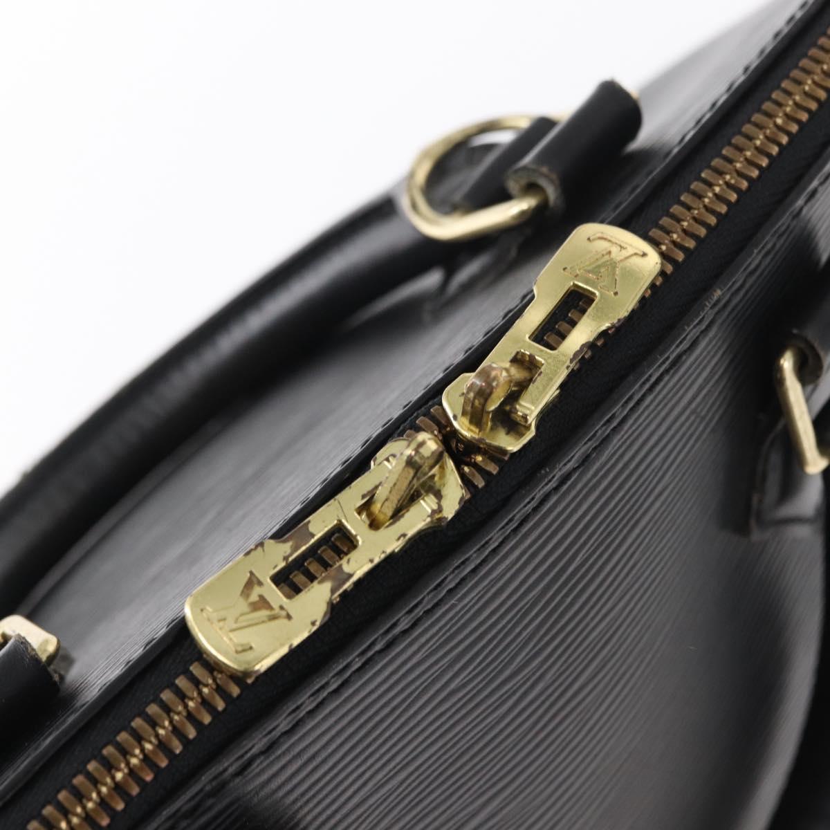 LOUIS VUITTON Epi Alma Hand Bag Black M52142 LV Auth 156896