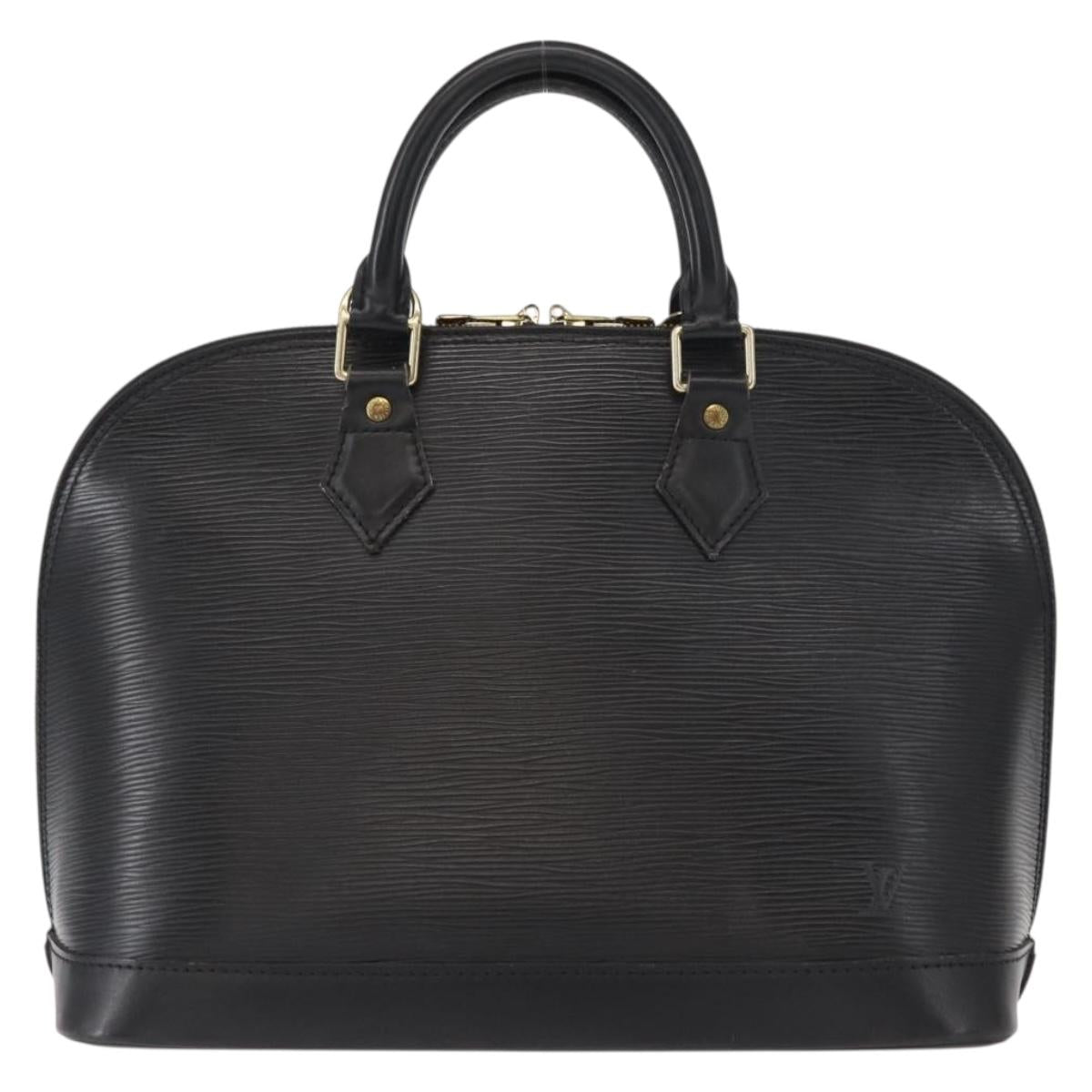 LOUIS VUITTON Epi Alma Hand Bag Black M52142 LV Auth 156896