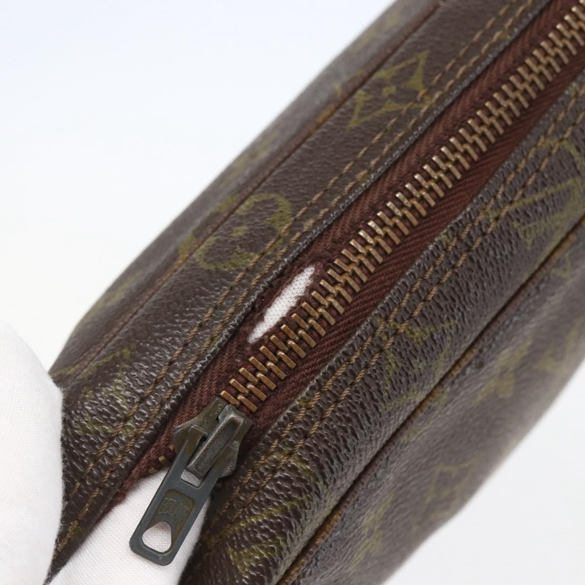 LOUIS VUITTON Monogram Trousse Toilette 23 Clutch Bag M47524 LV Auth 156899