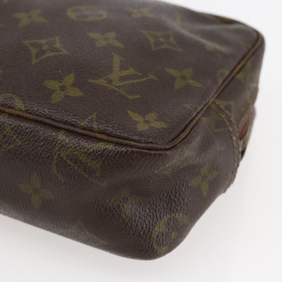 LOUIS VUITTON Monogram Trousse Toilette 23 Clutch Bag M47524 LV Auth 156899