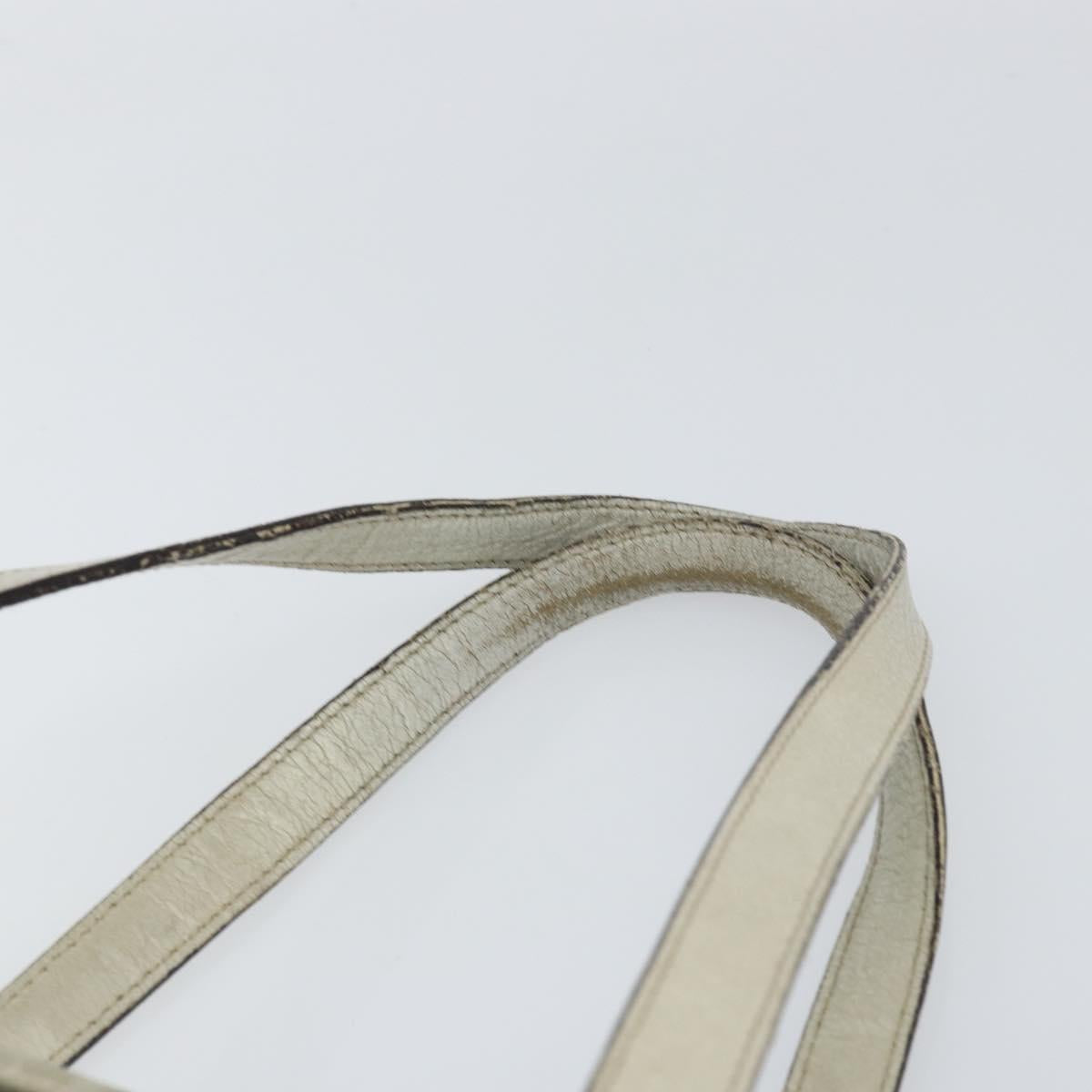 GUCCI GG Supreme Tote Bag PVC Beige 211137 Auth 156914