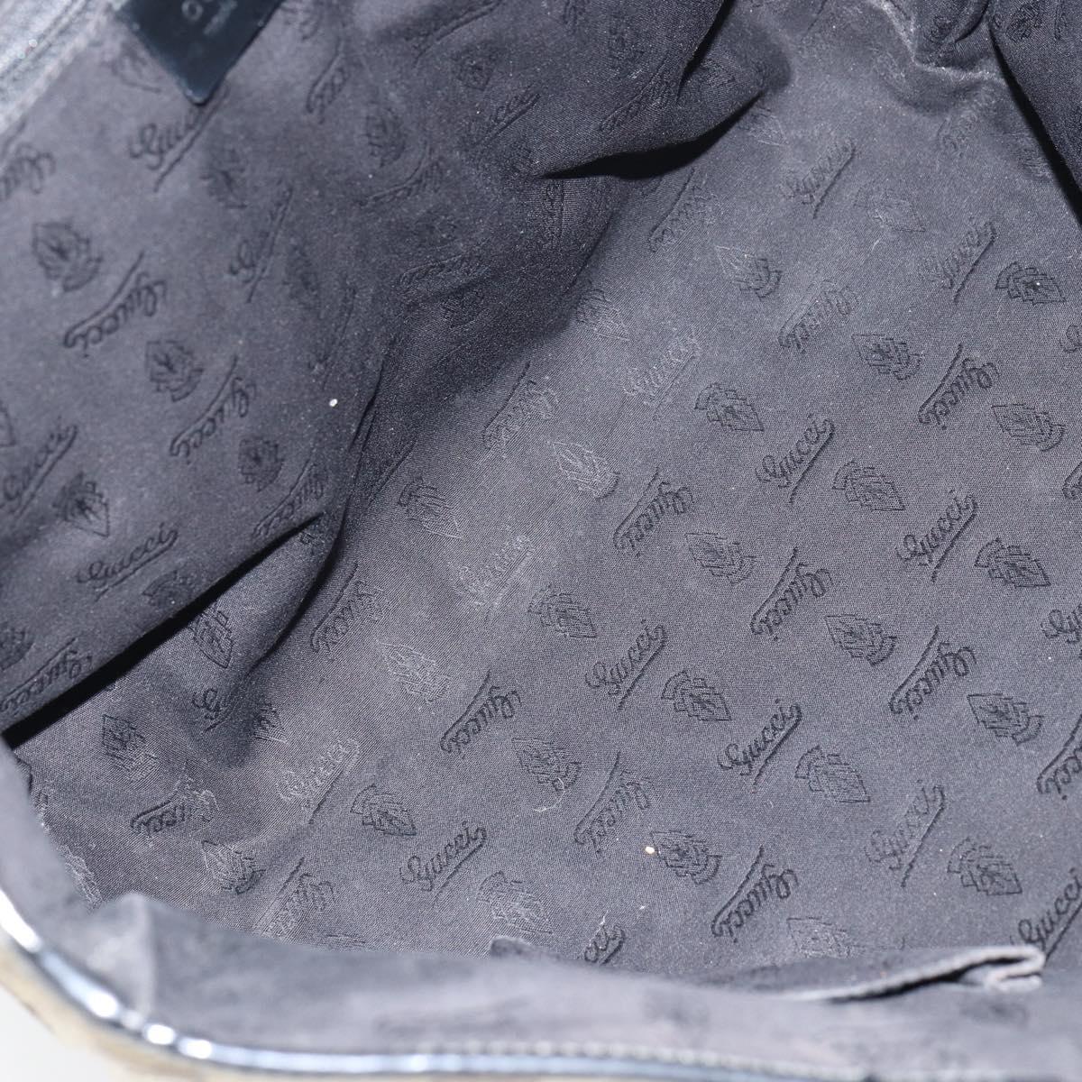 GUCCI GG Canvas Tote Bag Beige Gold 211976 Auth 156915