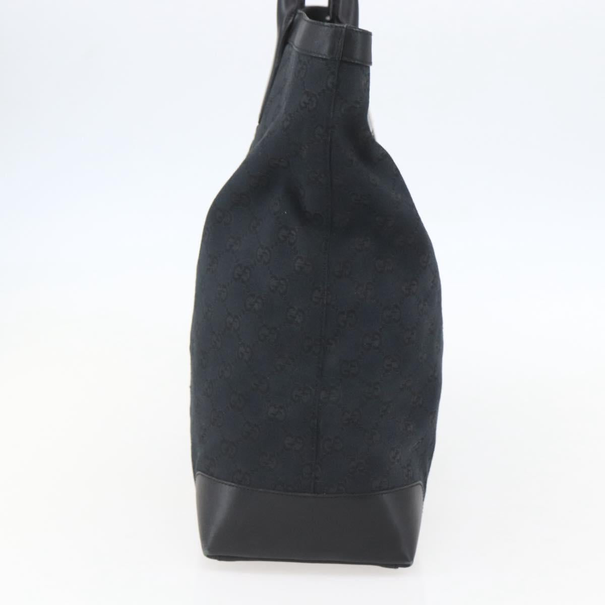 GUCCI GG Canvas Hand Bag Black Silver 002 1093 3444 Auth 156921