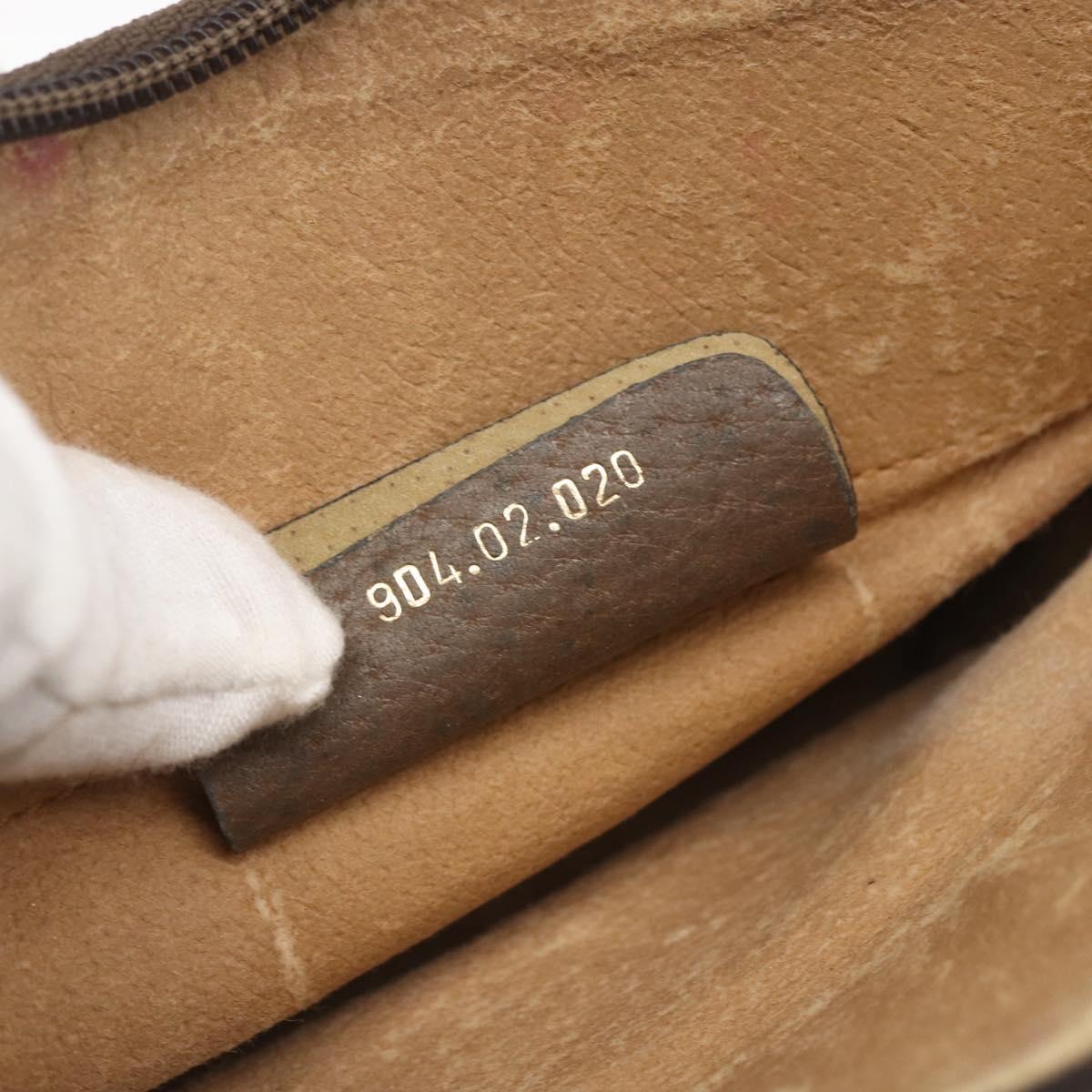 GUCCI GG Supreme Shoulder Bag PVC Beige 904 02 020 Auth 156924