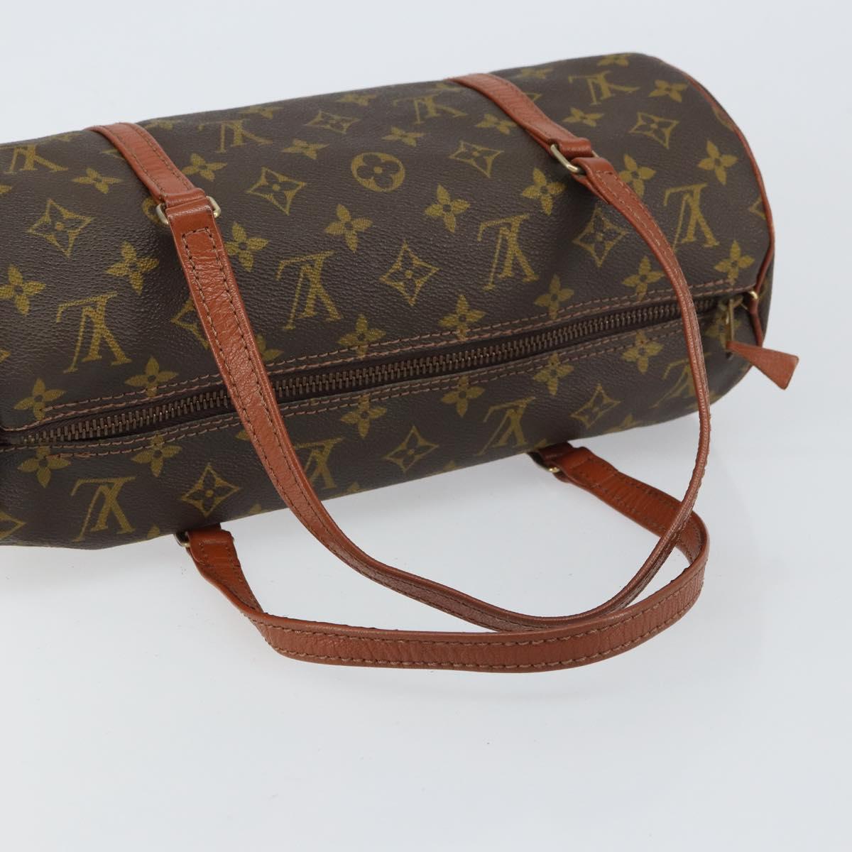 LOUIS VUITTON Monogram Papillon 30 Hand Bag M51385 LV Auth 156934