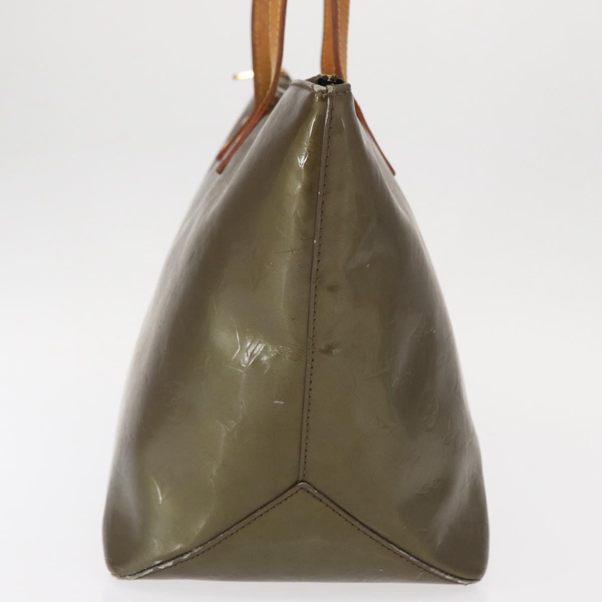 LOUIS VUITTON Vernis Bellevue GM Tote Bag Veil Bronze M93674 LV Auth 156951