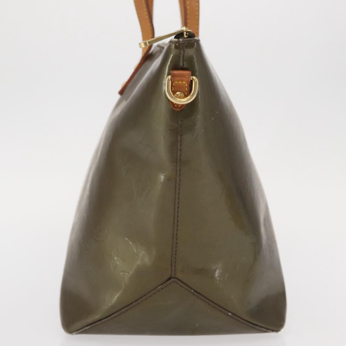 LOUIS VUITTON Vernis Bellevue GM Tote Bag Veil Bronze M93674 LV Auth 156951