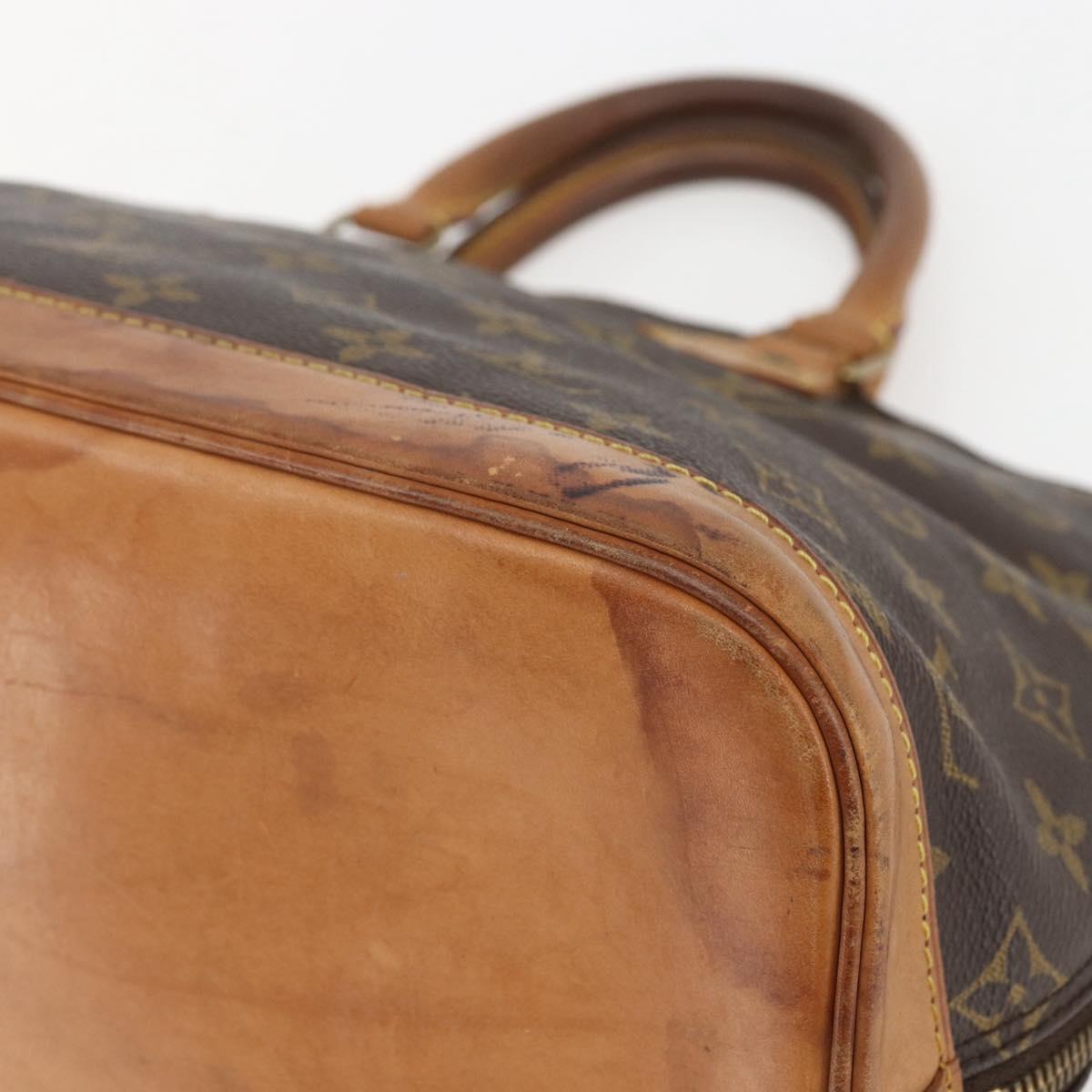 LOUIS VUITTON Monogram Alma Hand Bag M51130 LV Auth 156952