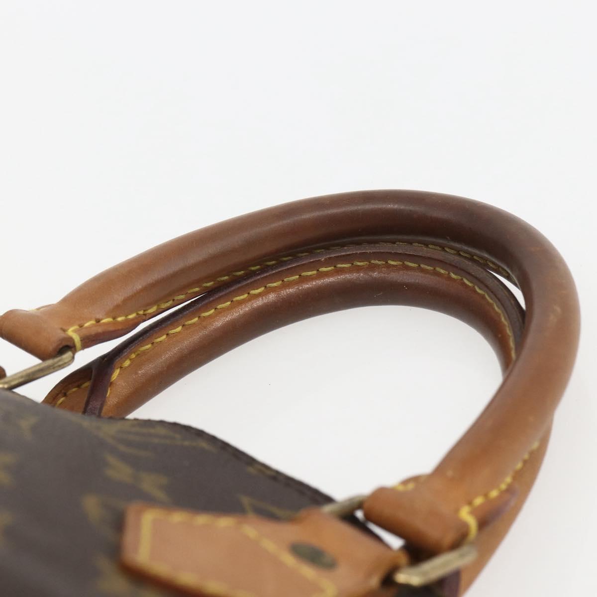 LOUIS VUITTON Monogram Alma Hand Bag M51130 LV Auth 156952