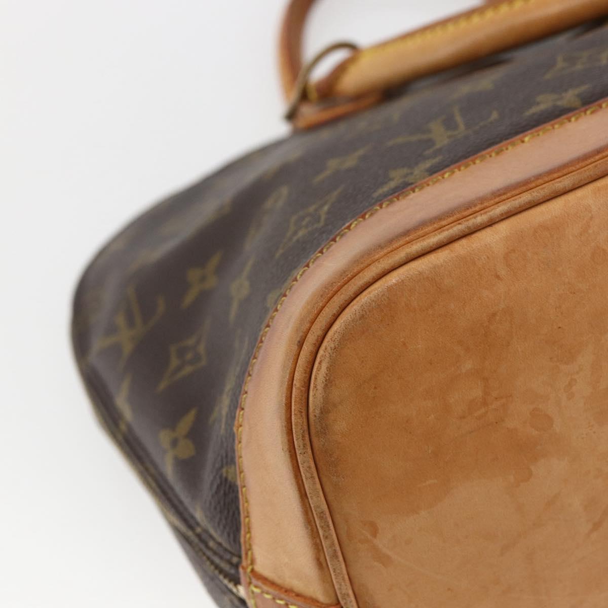 LOUIS VUITTON Monogram Alma Hand Bag M51130 LV Auth 156953