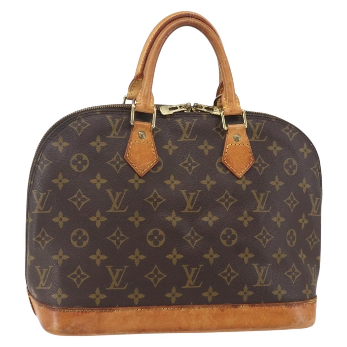 LOUIS VUITTON Monogram Alma Hand Bag M51130 LV Auth 156953