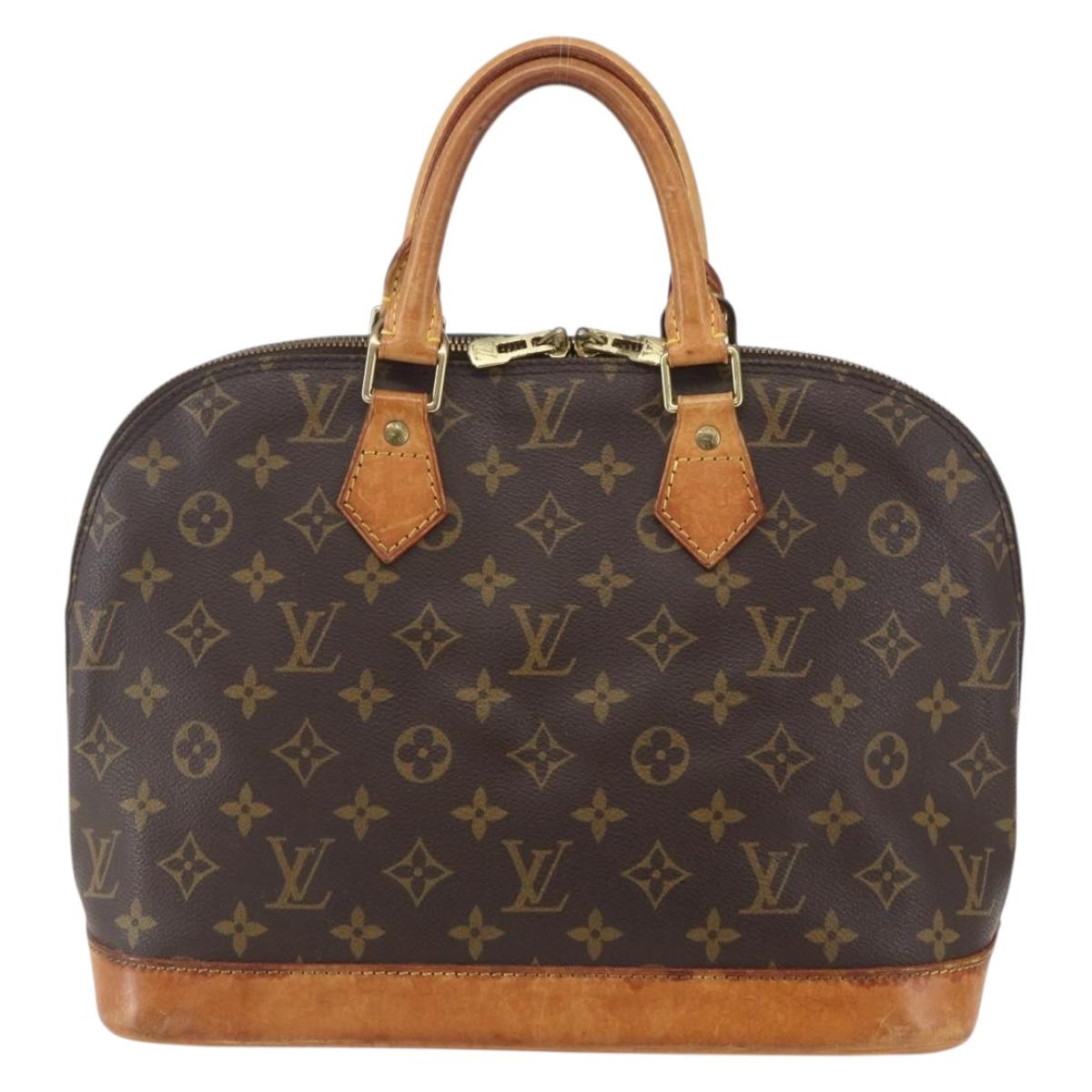 LOUIS VUITTON Monogram Alma Hand Bag M51130 LV Auth 156953