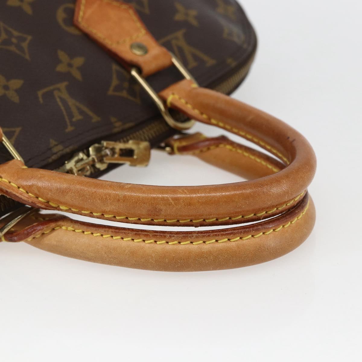 LOUIS VUITTON Monogram Alma Hand Bag M51130 LV Auth 156953