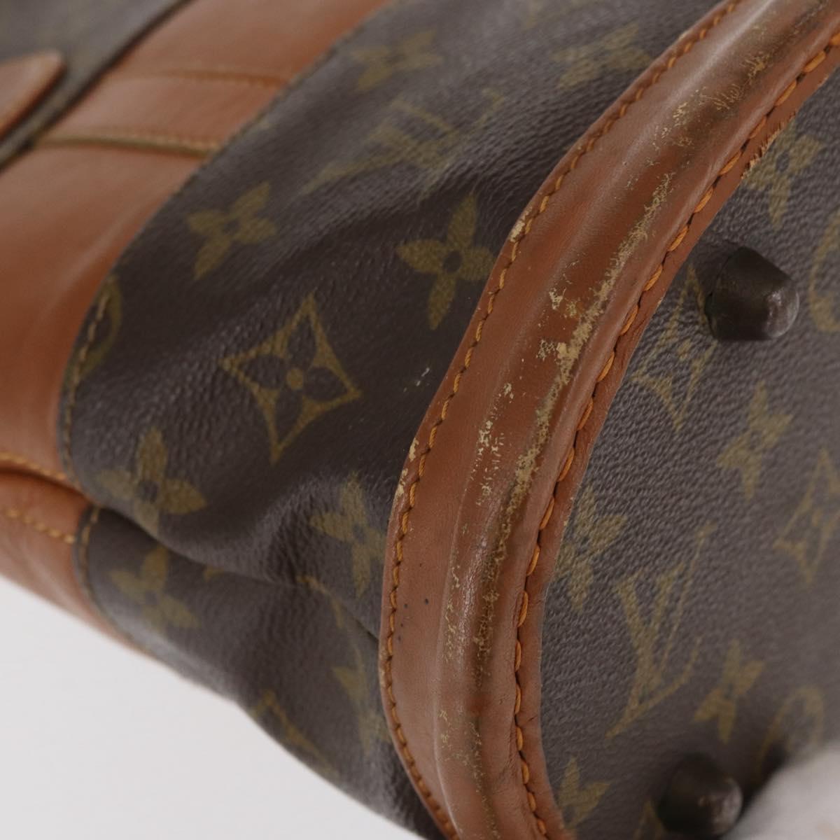 LOUIS VUITTON Monogram Bucket PM Shoulder Bag USA limited M42238 LV Auth 156954