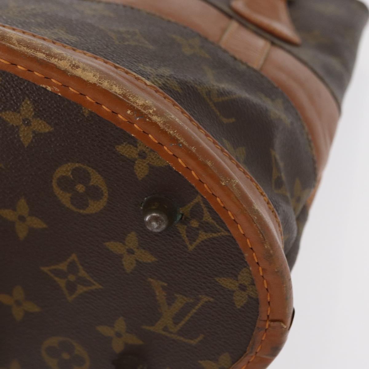 LOUIS VUITTON Monogram Bucket PM Shoulder Bag USA limited M42238 LV Auth 156954