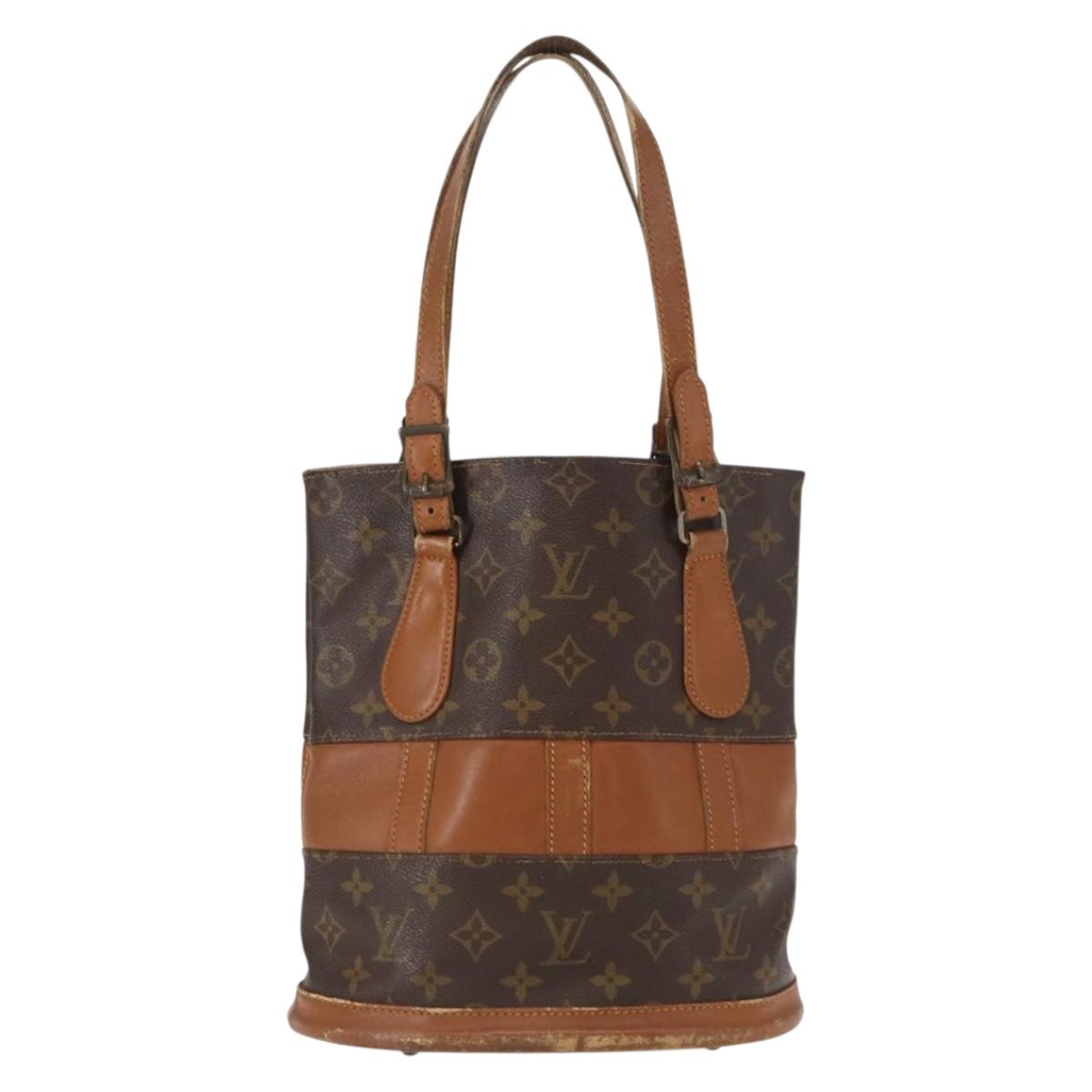 LOUIS VUITTON Monogram Bucket PM Shoulder Bag USA limited M42238 LV Auth 156954