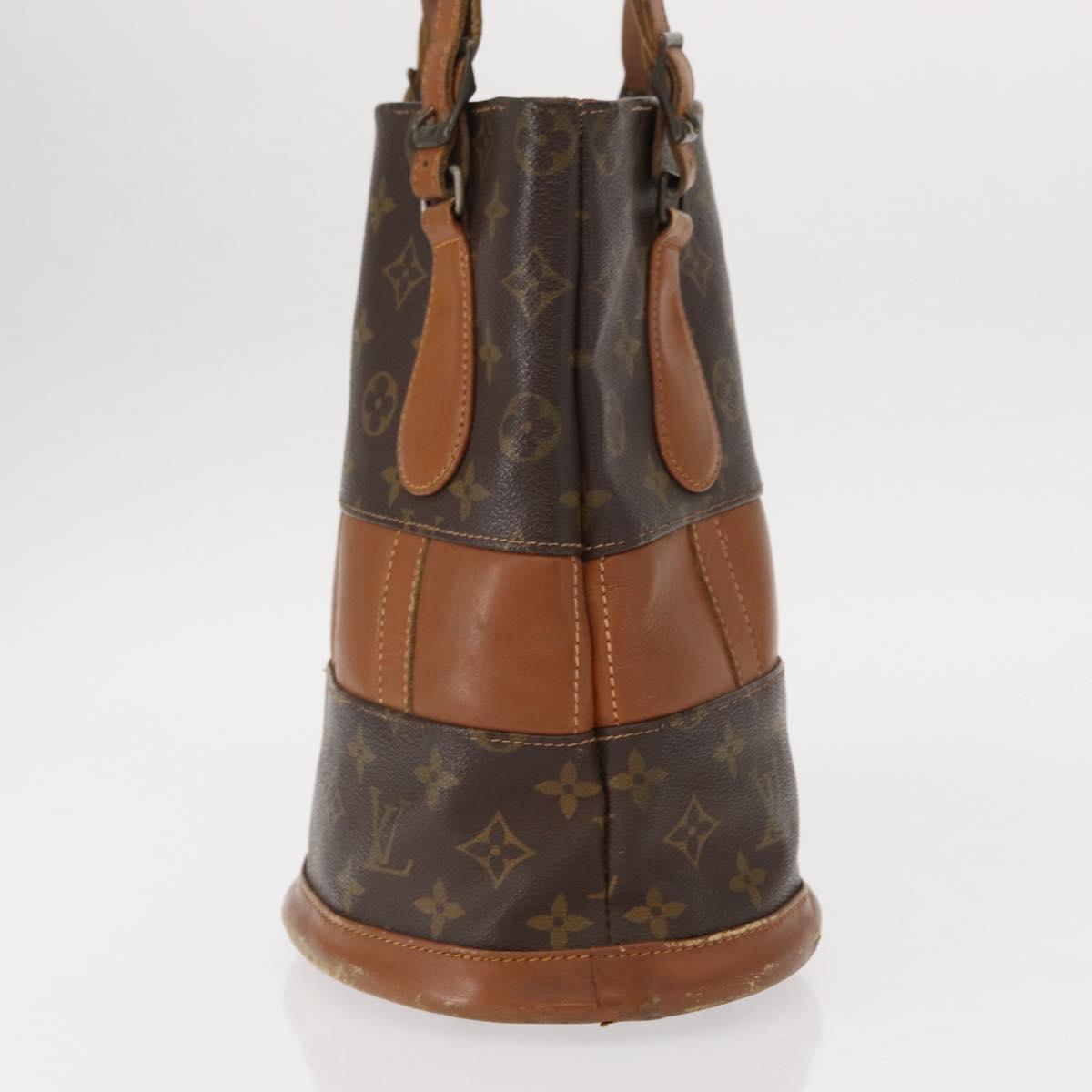 LOUIS VUITTON Monogram Bucket PM Shoulder Bag USA limited M42238 LV Auth 156954
