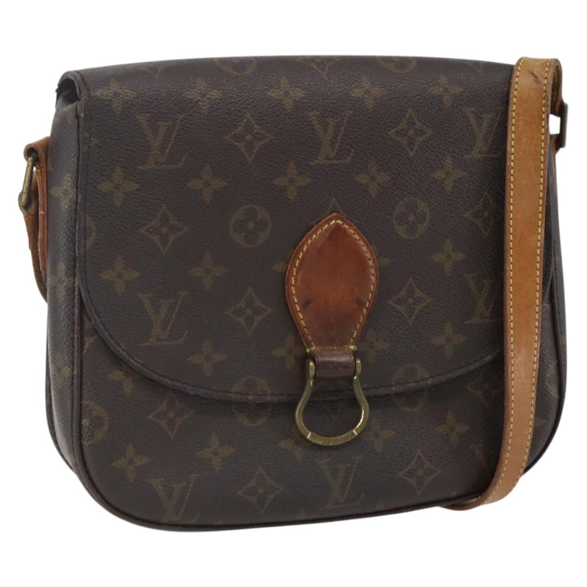 LOUIS VUITTON Monogram Saint Cloud GM Shoulder Bag M51242 LV Auth 156955