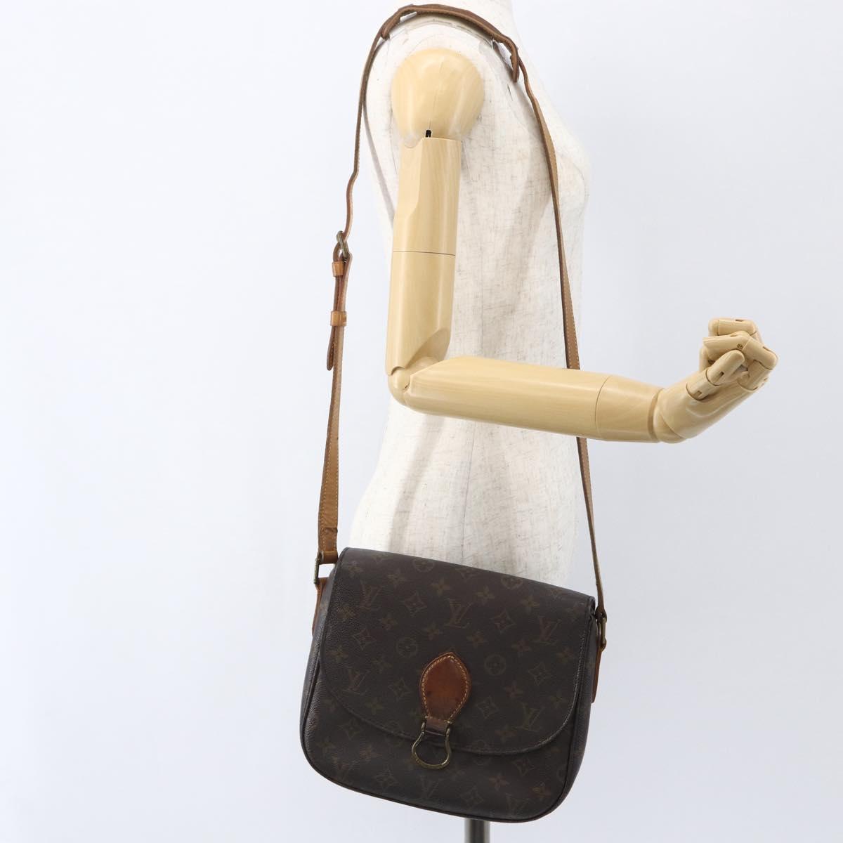 LOUIS VUITTON Monogram Saint Cloud GM Shoulder Bag M51242 LV Auth 156955