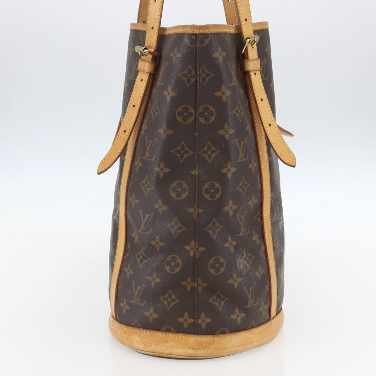 LOUIS VUITTON Monogram Bucket GM Shoulder Bag M42236 LV Auth 156957