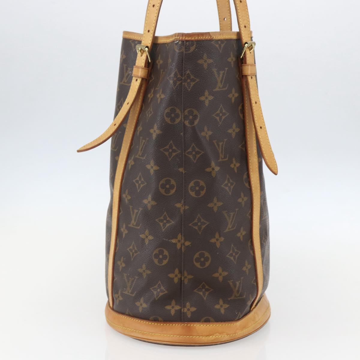 LOUIS VUITTON Monogram Bucket GM Shoulder Bag M42236 LV Auth 156957