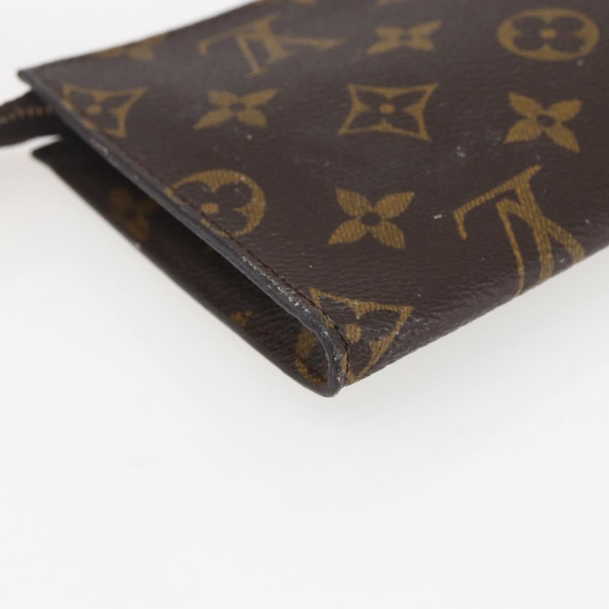LOUIS VUITTON Monogram Bucket PM Accessory Pouch LV Auth 156958