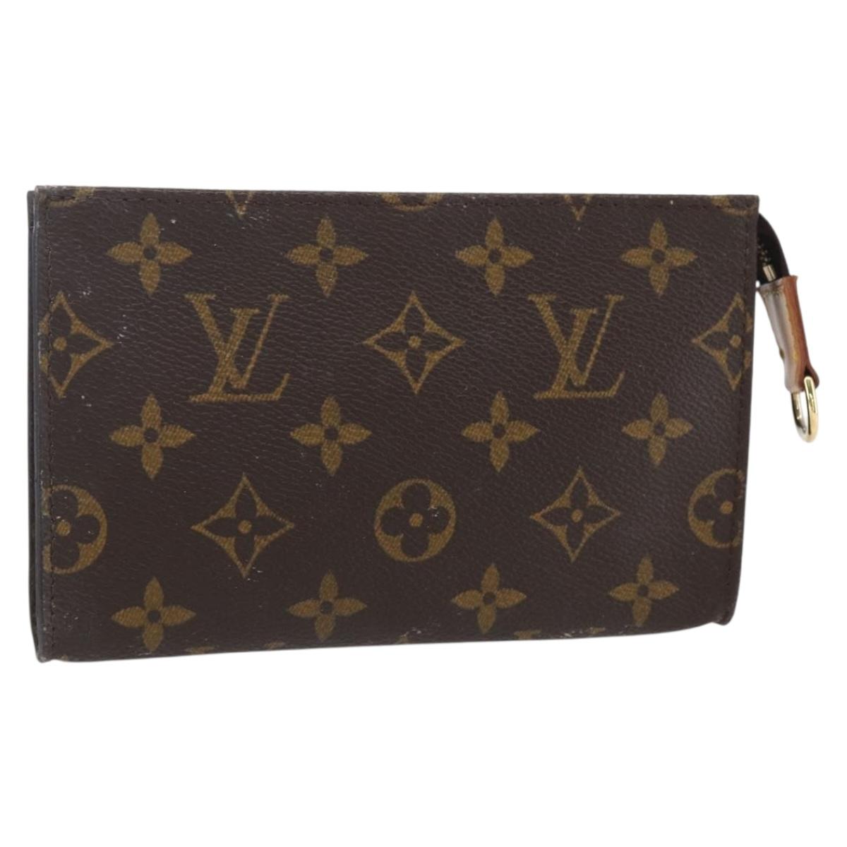 LOUIS VUITTON Monogram Bucket PM Accessory Pouch LV Auth 156958