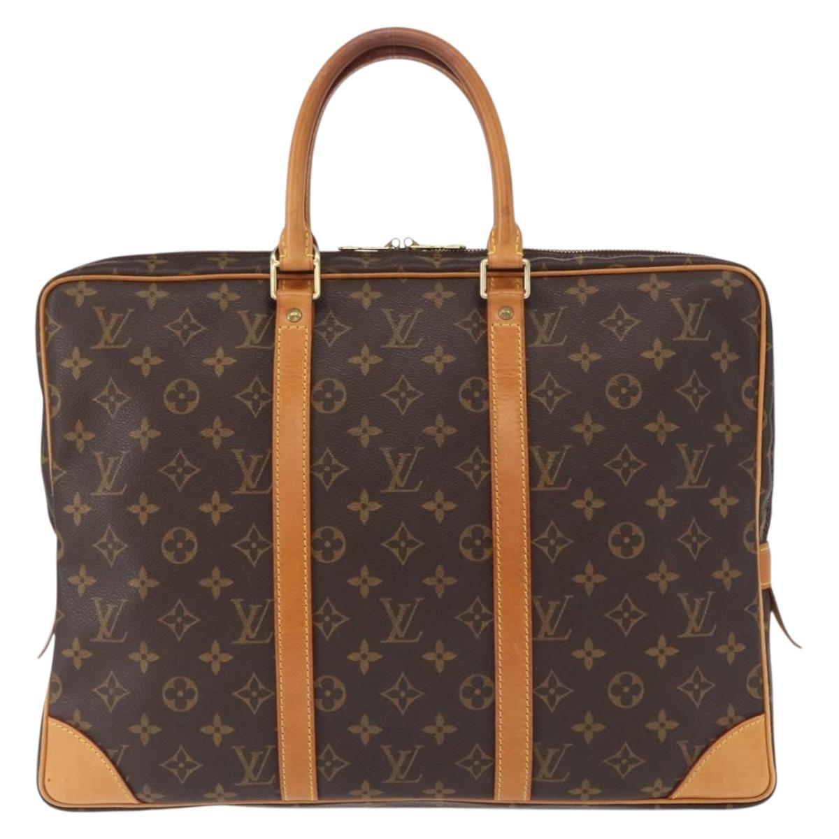 LOUIS VUITTON Monogram Porte Documents Voyage Business Bag M53361 LV Auth 156960