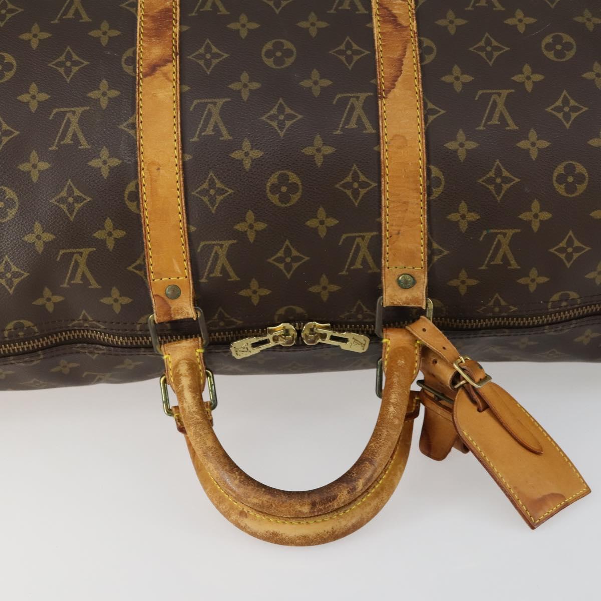LOUIS VUITTON Monogram Keepall 50 Boston Bag M41426 LV Auth 156961