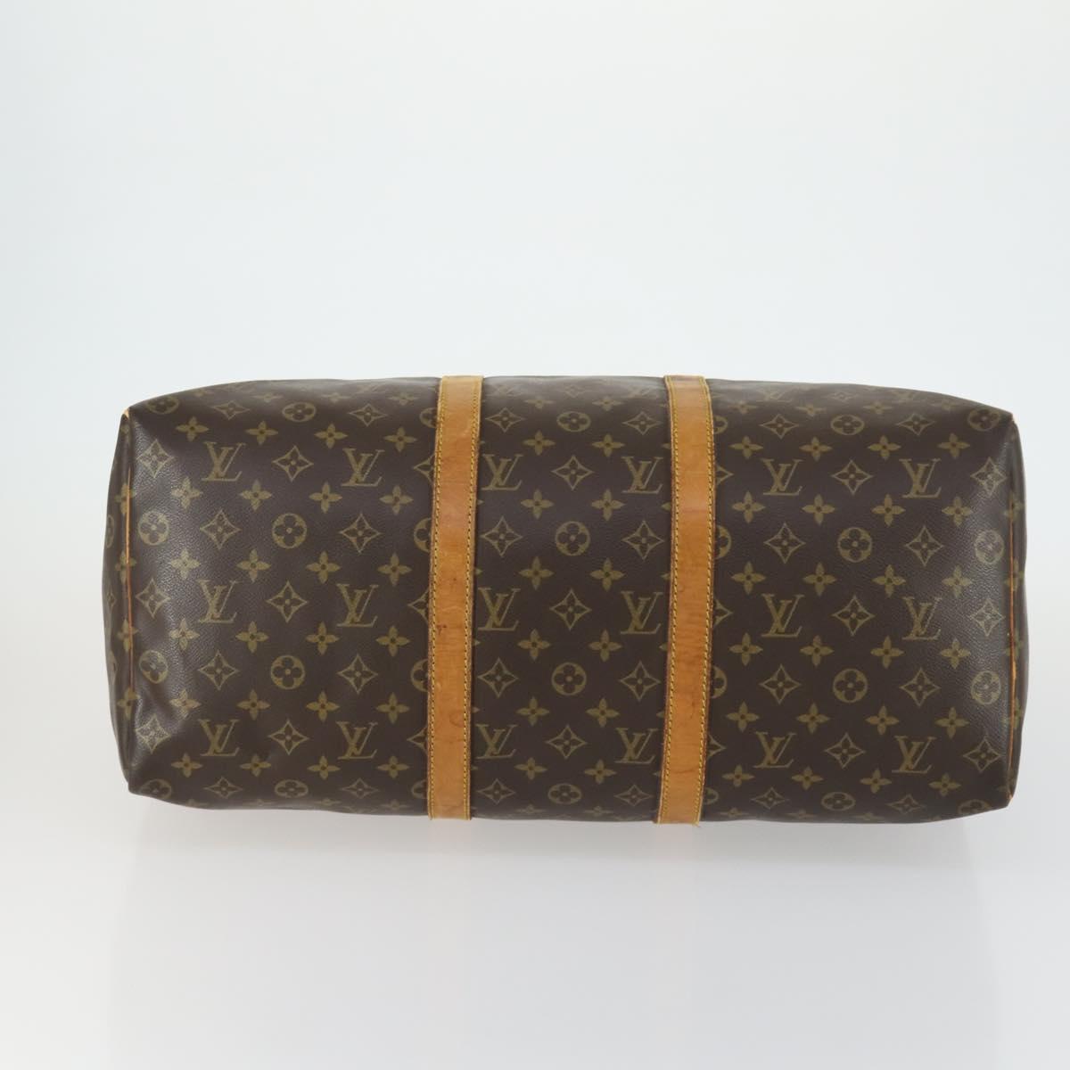LOUIS VUITTON Monogram Keepall 50 Boston Bag M41426 LV Auth 156961