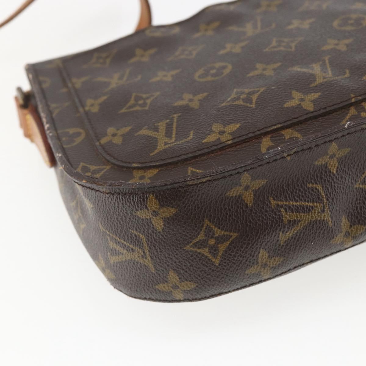 LOUIS VUITTON Monogram Saint Cloud GM Shoulder Bag M51242 LV Auth 156971