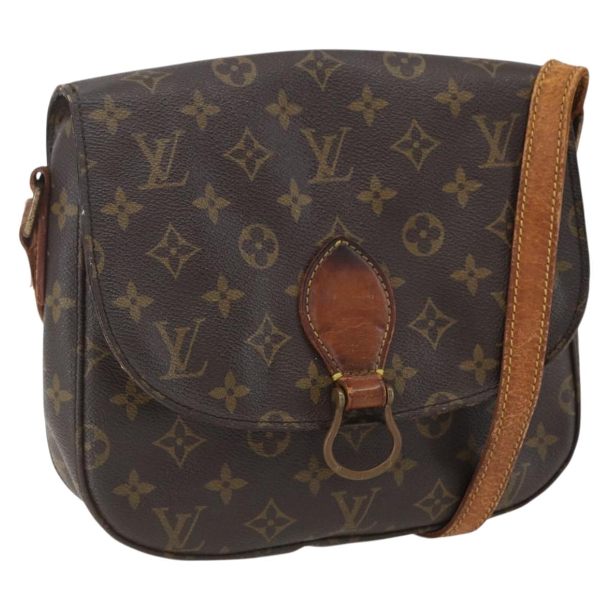 LOUIS VUITTON Monogram Saint Cloud GM Shoulder Bag M51242 LV Auth 156971
