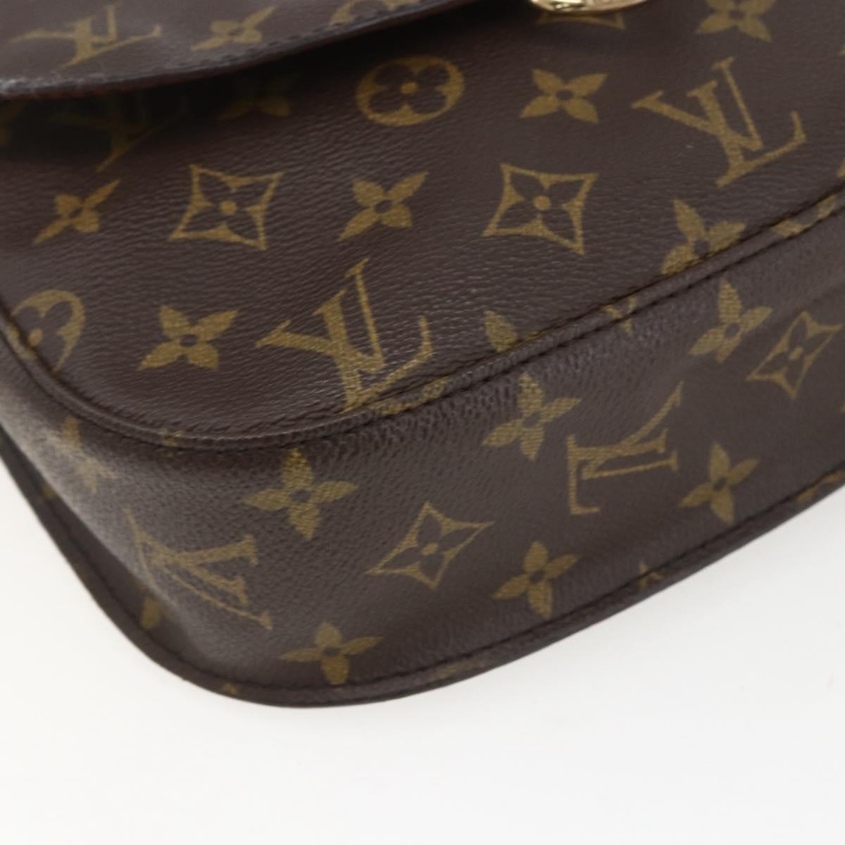 LOUIS VUITTON Monogram Saint Cloud GM Shoulder Bag M51242 LV Auth 156972