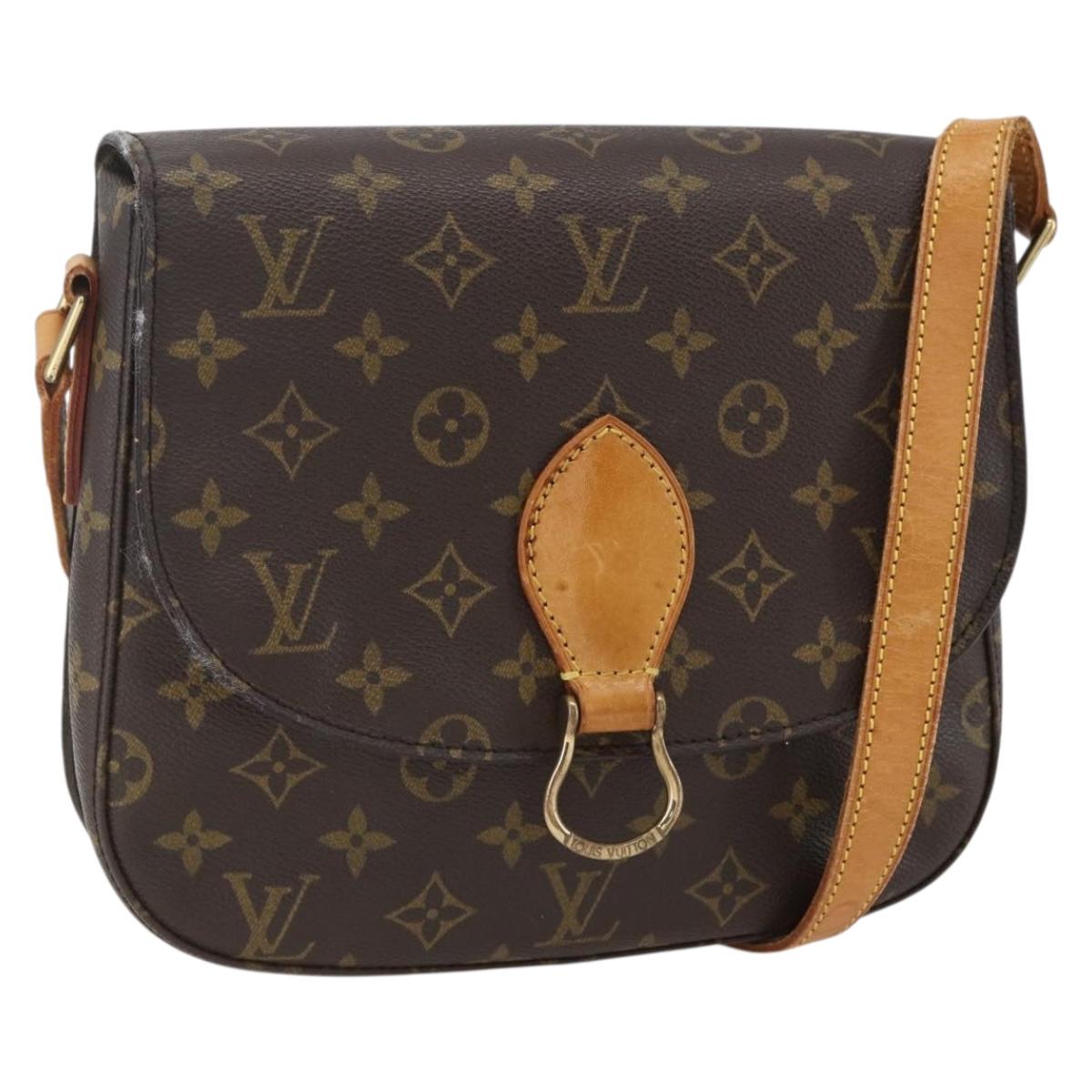 LOUIS VUITTON Monogram Saint Cloud GM Shoulder Bag M51242 LV Auth 156972