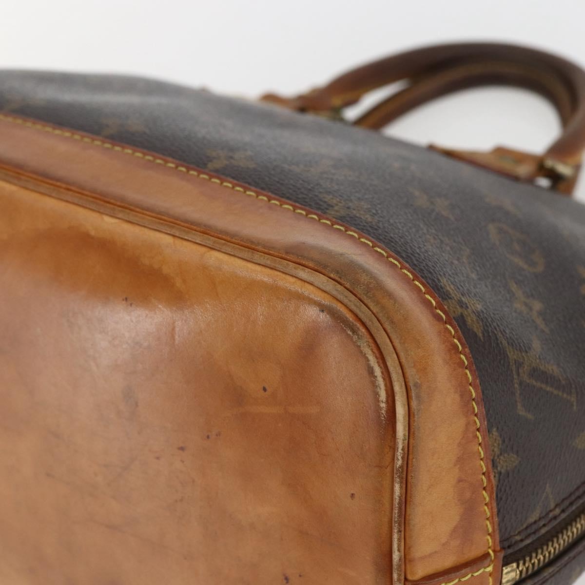 LOUIS VUITTON Monogram Alma Hand Bag M51130 LV Auth 156973