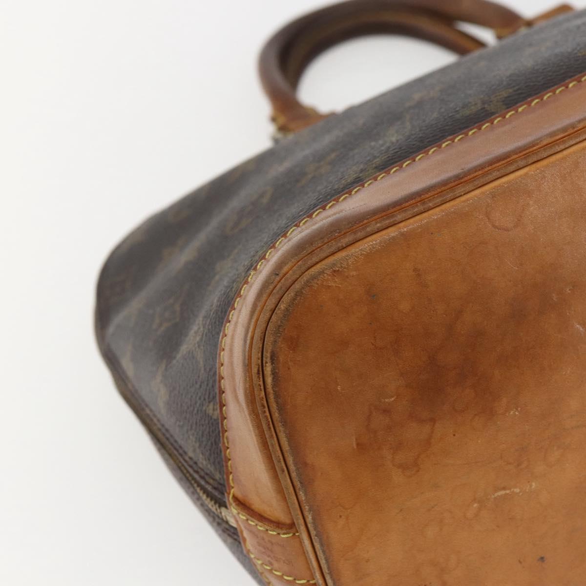 LOUIS VUITTON Monogram Alma Hand Bag M51130 LV Auth 156973