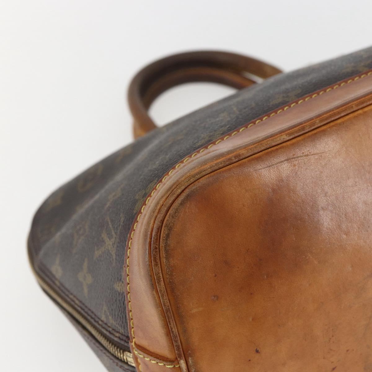 LOUIS VUITTON Monogram Alma Hand Bag M51130 LV Auth 156973