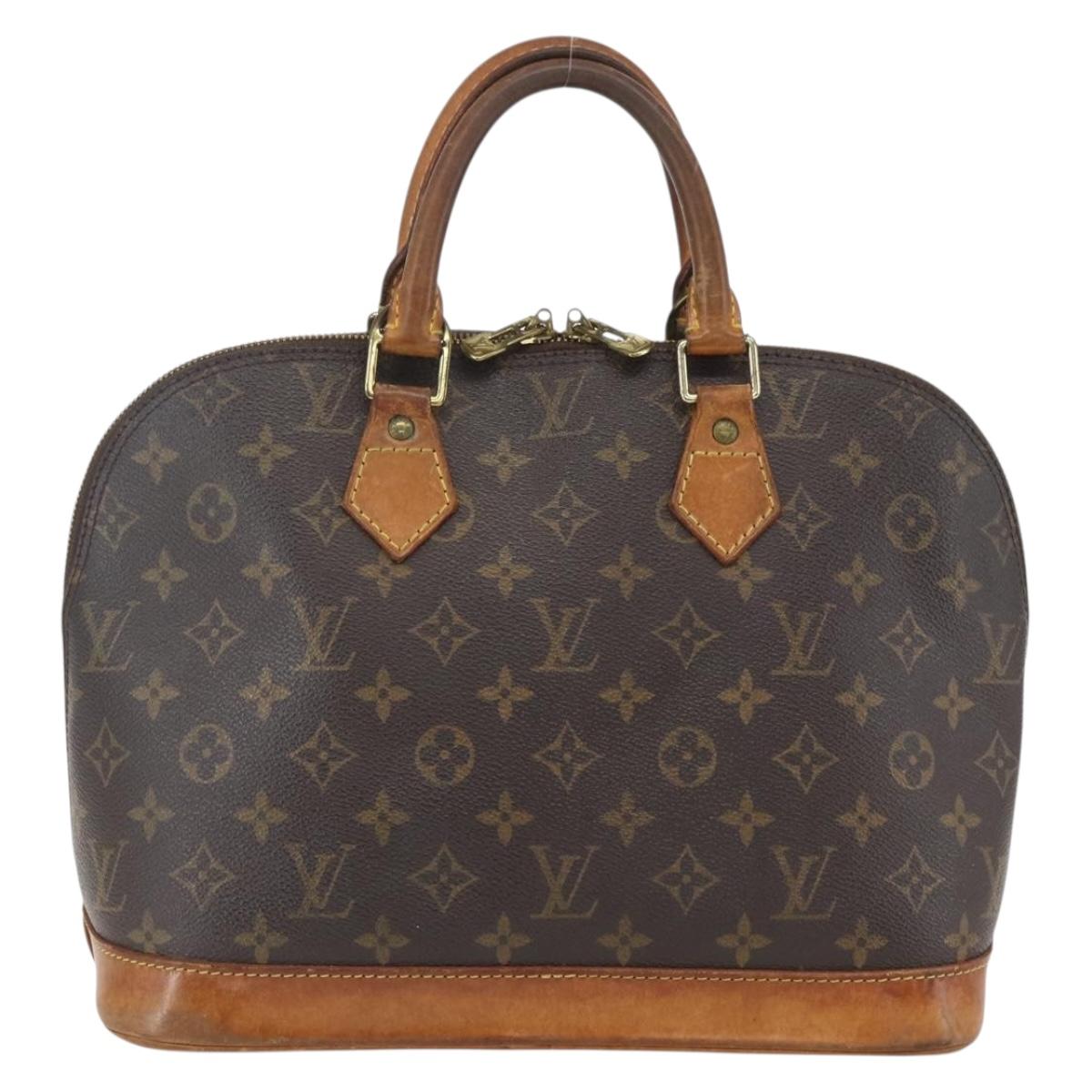 LOUIS VUITTON Monogram Alma Hand Bag M51130 LV Auth 156973