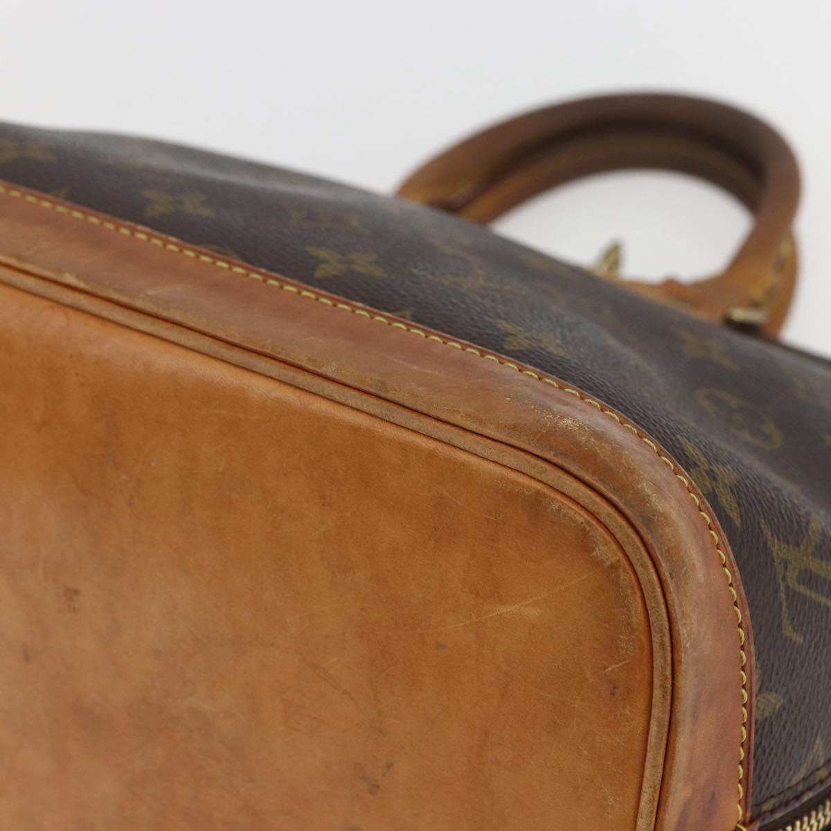 LOUIS VUITTON Monogram Alma Hand Bag M51130 LV Auth 156974