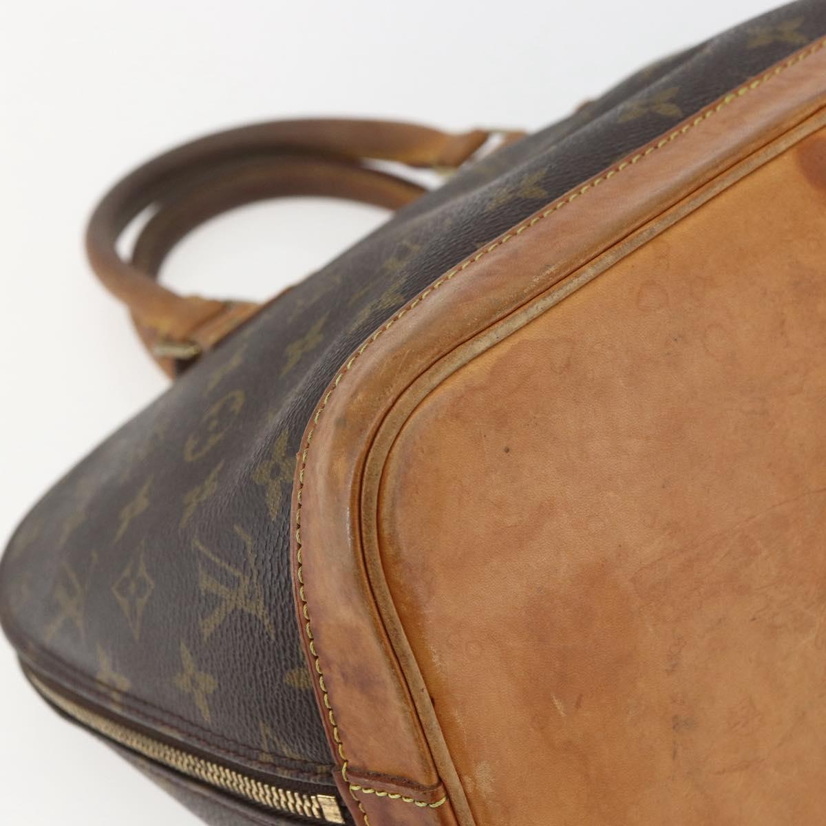 LOUIS VUITTON Monogram Alma Hand Bag M51130 LV Auth 156974