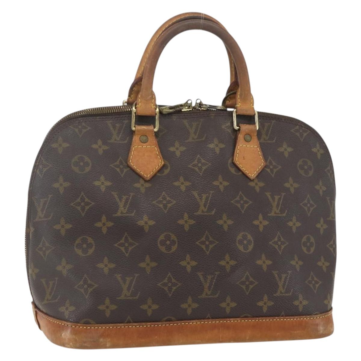 LOUIS VUITTON Monogram Alma Hand Bag M51130 LV Auth 156974