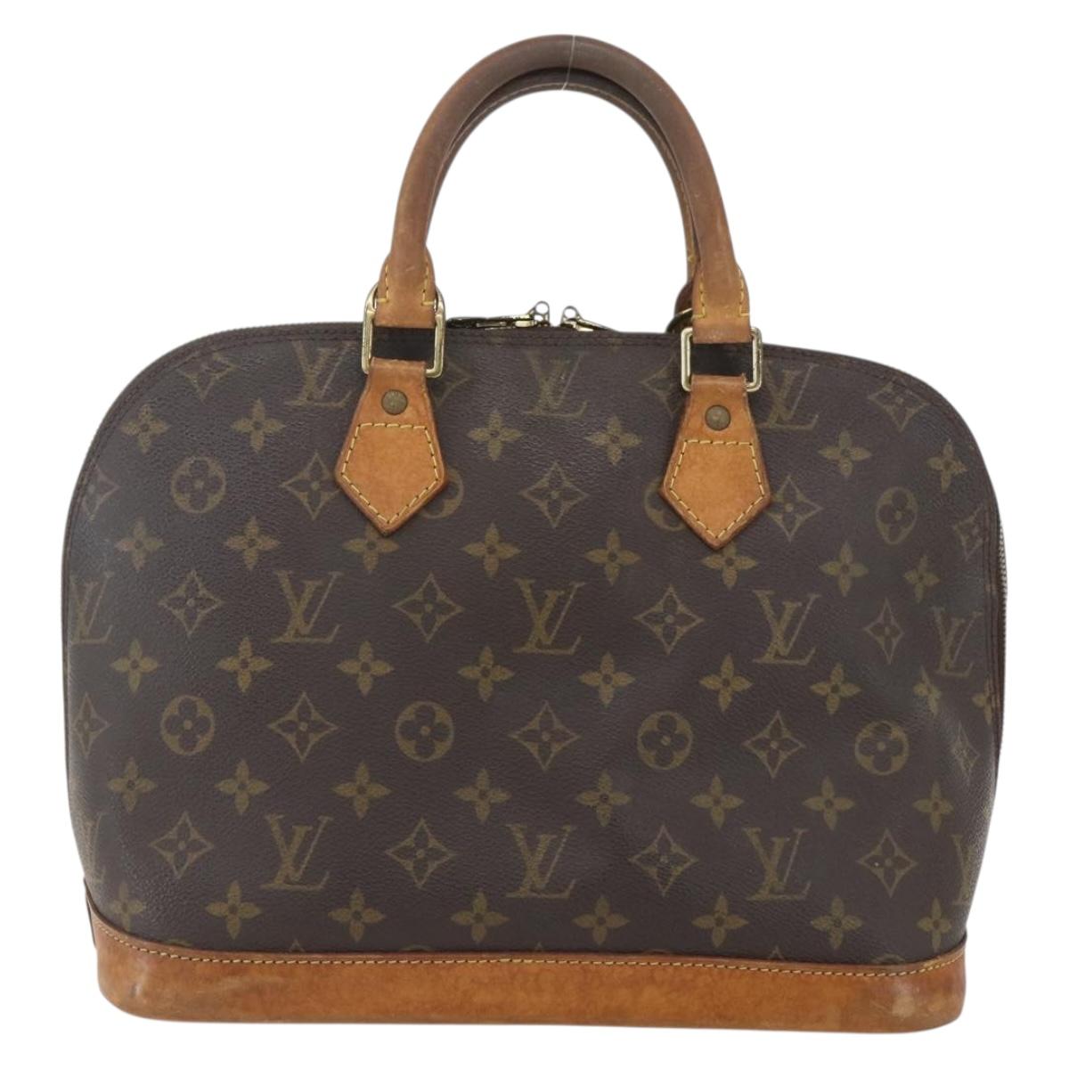 LOUIS VUITTON Monogram Alma Hand Bag M51130 LV Auth 156974
