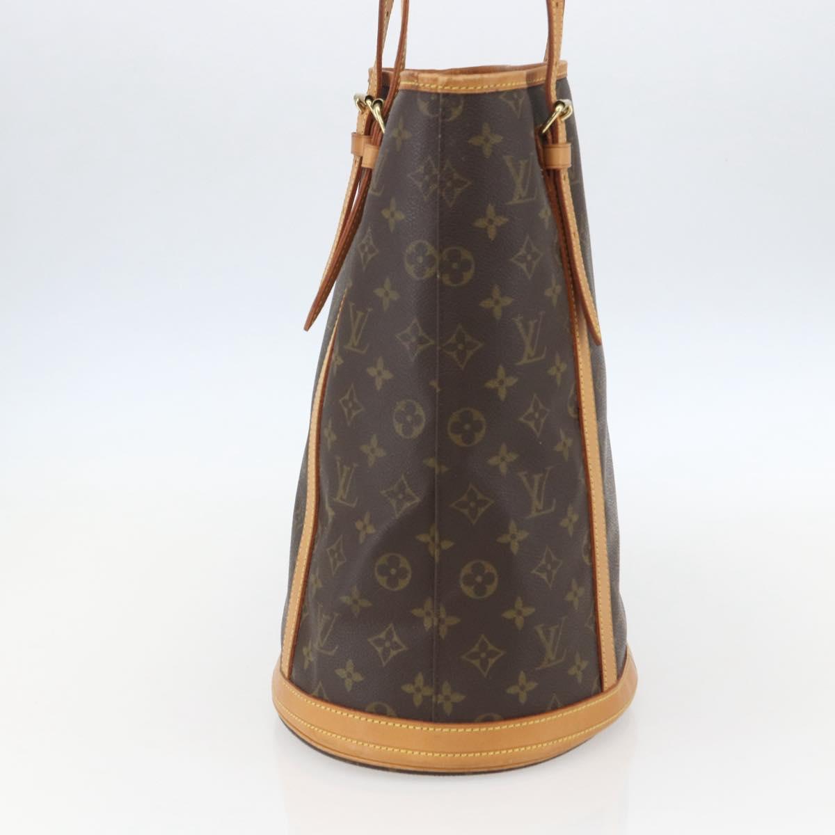 LOUIS VUITTON Monogram Bucket GM Shoulder Bag M42236 LV Auth 156975