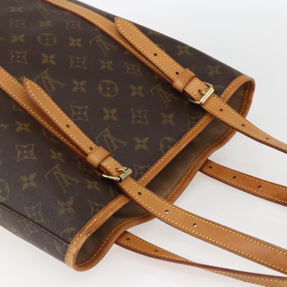 LOUIS VUITTON Monogram Bucket GM Shoulder Bag M42236 LV Auth 156975