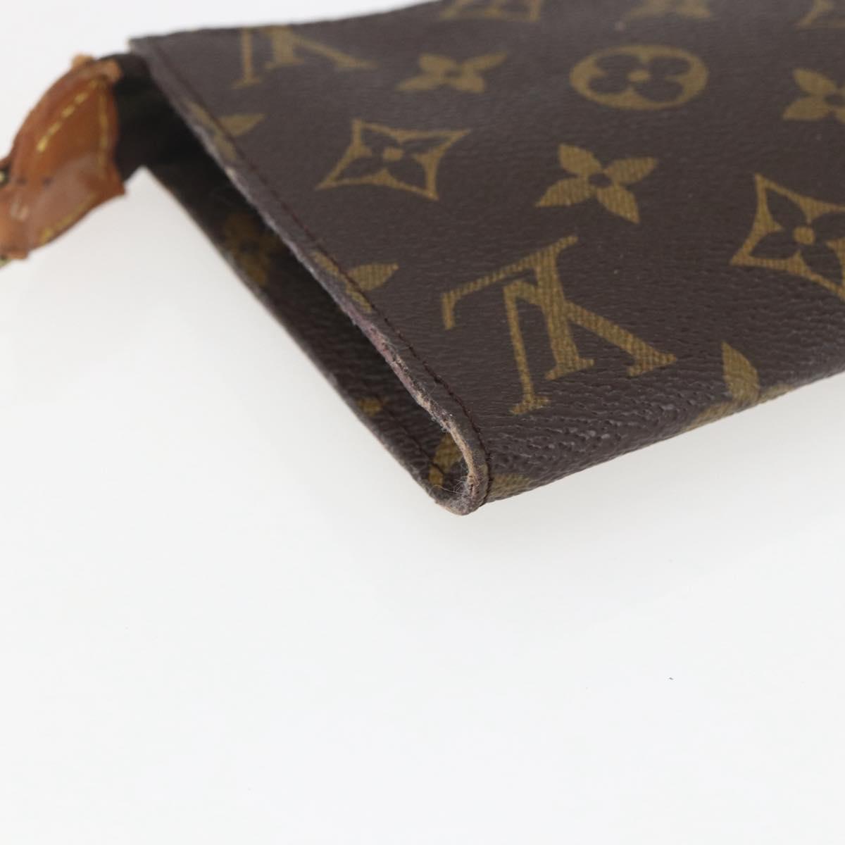 LOUIS VUITTON Monogram Bucket GM Accessory Pouch LV Auth 156976