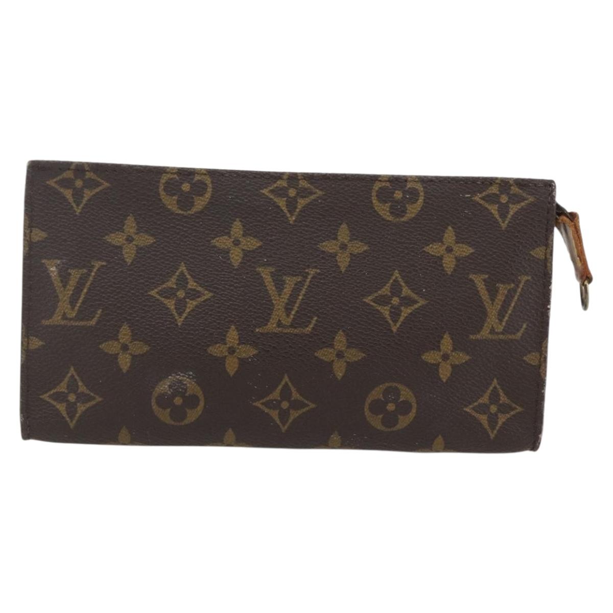 LOUIS VUITTON Monogram Bucket GM Accessory Pouch LV Auth 156976