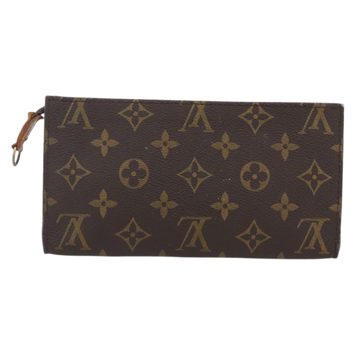 LOUIS VUITTON Monogram Bucket GM Accessory Pouch LV Auth 156976